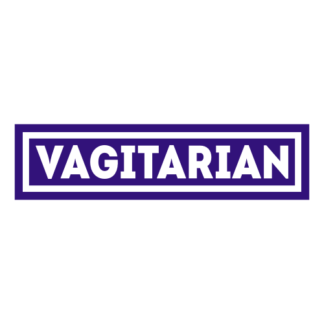 Vagitarian Decal (Purple)